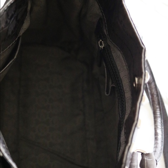 Michael Kors Hamilton Stud Croc Leather Tote - Picture 7 of 8